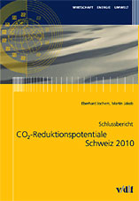 Book cover "Energieperspektiven und CO2-Reduktionspotenziale in der Schweiz bis 2010"